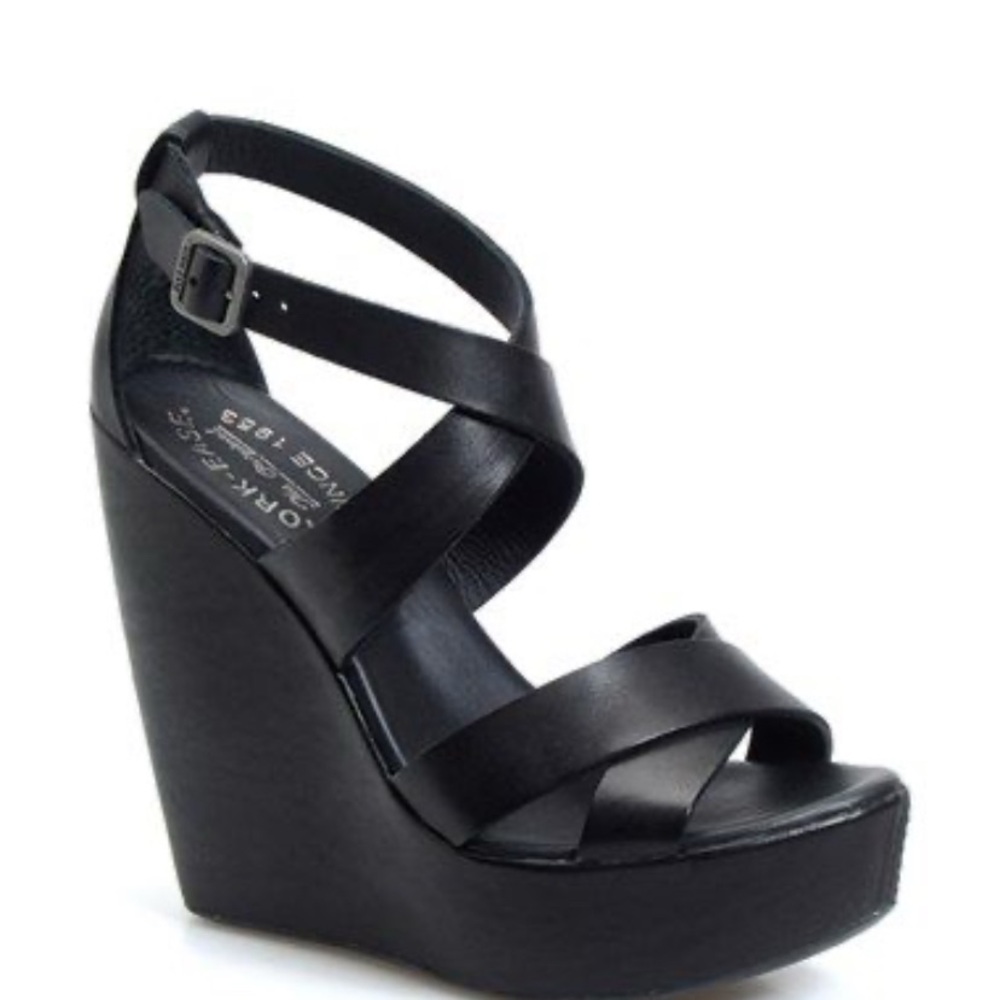 Kork-Ease Gracen Wedges (Black Color)